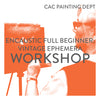 Encaustic Full Beginner: Vintage Ephemera