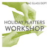 Fused Glass Holiday Platters